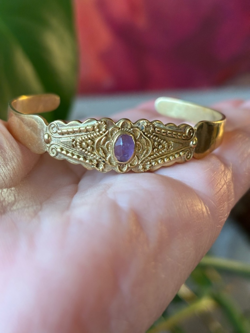 L'Atelier Plume - Delicate Aquamarine Cuff - EUC - Picture 9 of 10